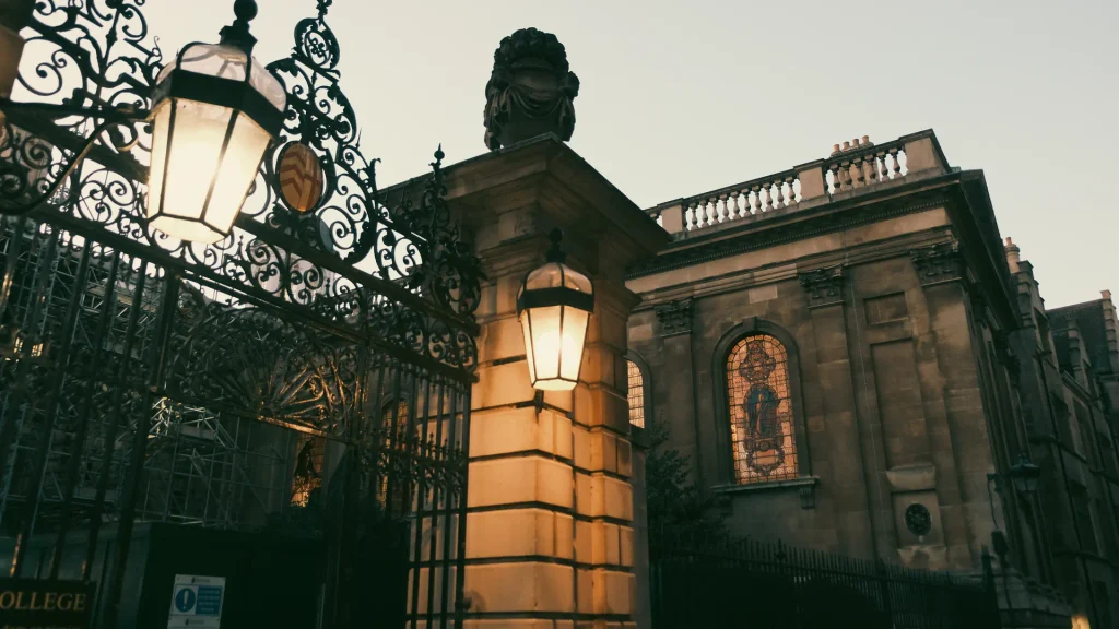 Gate of clare college cambridge